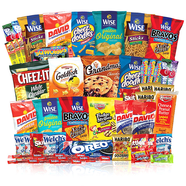 Huge Box of Snacks - 50ct.