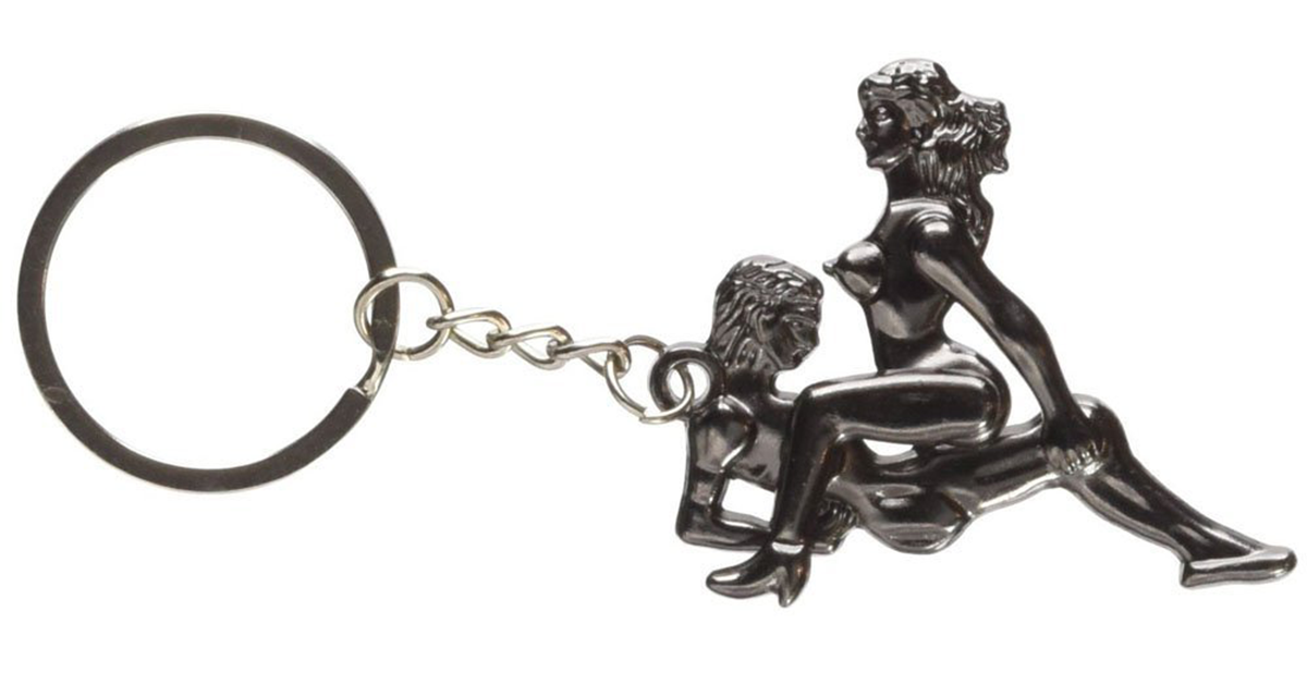 Riding Cowgirl” sex action keychain drunkMall