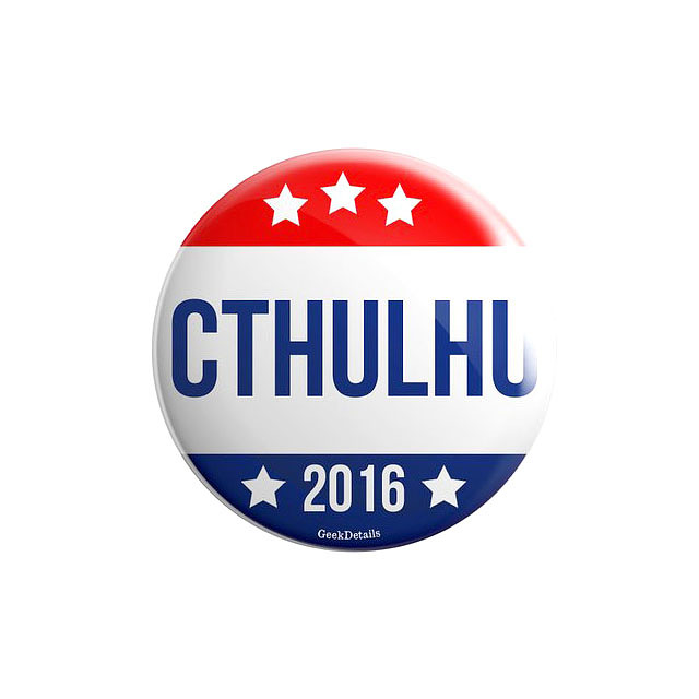 Cthulhu 2016 campaign button