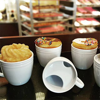 Doughnut Warming Coffee Mug