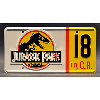 Jurassic Park License Plate
