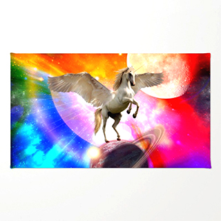 Pegasus in Outer Space rug