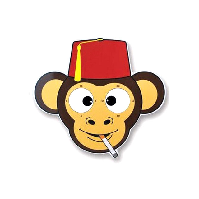Smoking Monkey clock