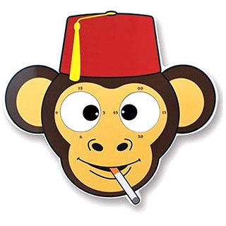Smoking Monkey clock