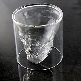 Translucent Skull Shot Glass