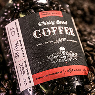 Whiskey Barrel-Aged Coffee Beans