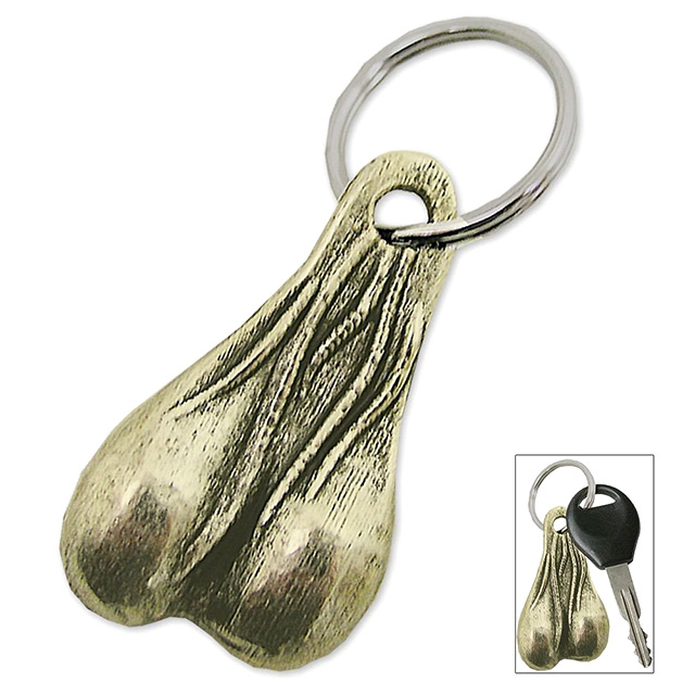 Brass Balls keychain