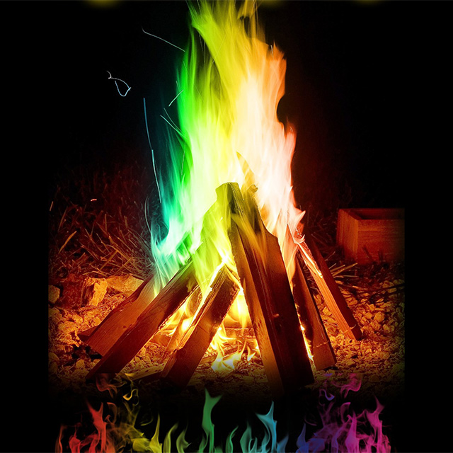 Colorful Campfire for Wizards