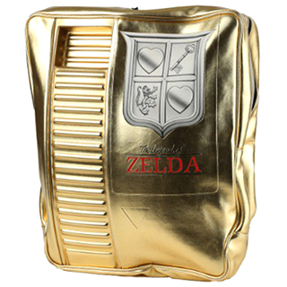 Gold NES Zelda Cartridge Backpack