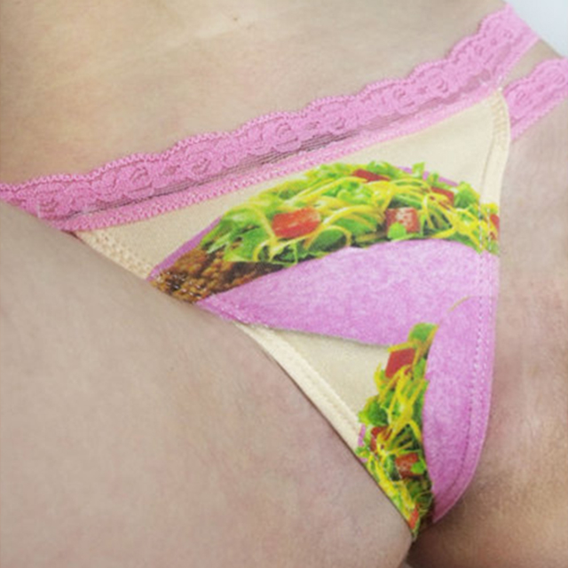 Pink Taco Thong Panties