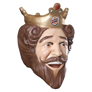 Creepy Burger King Mask