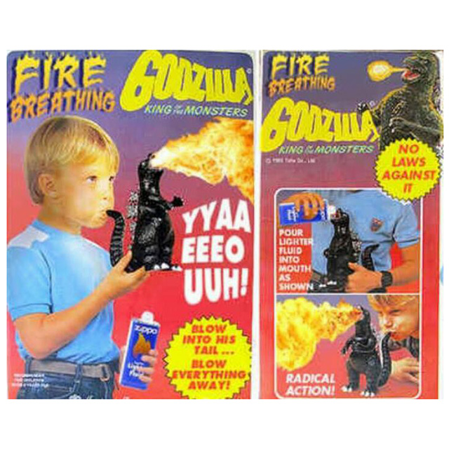 Fire-Breathing Godzilla Toy