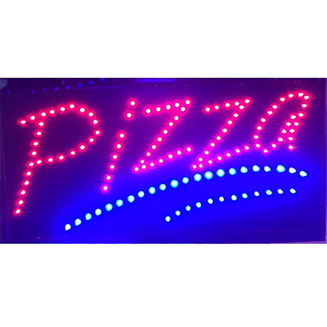Neon Pizza Sign