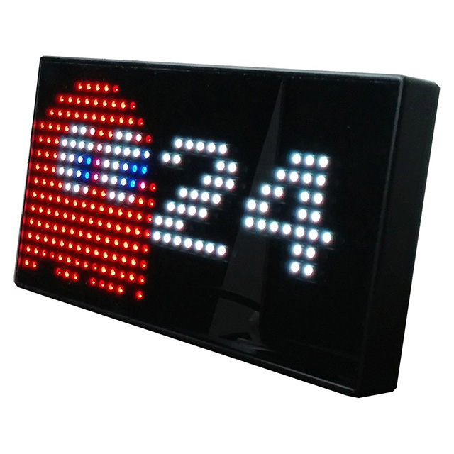 Pac-Man LED Clock