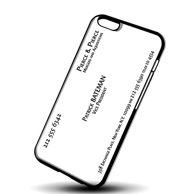 Patrick Bateman Business Card Phone Case