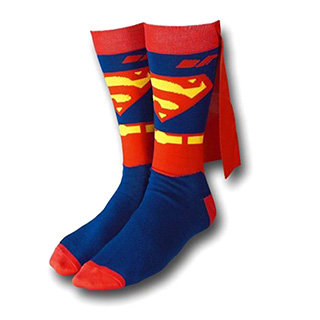 Caped Superman Socks