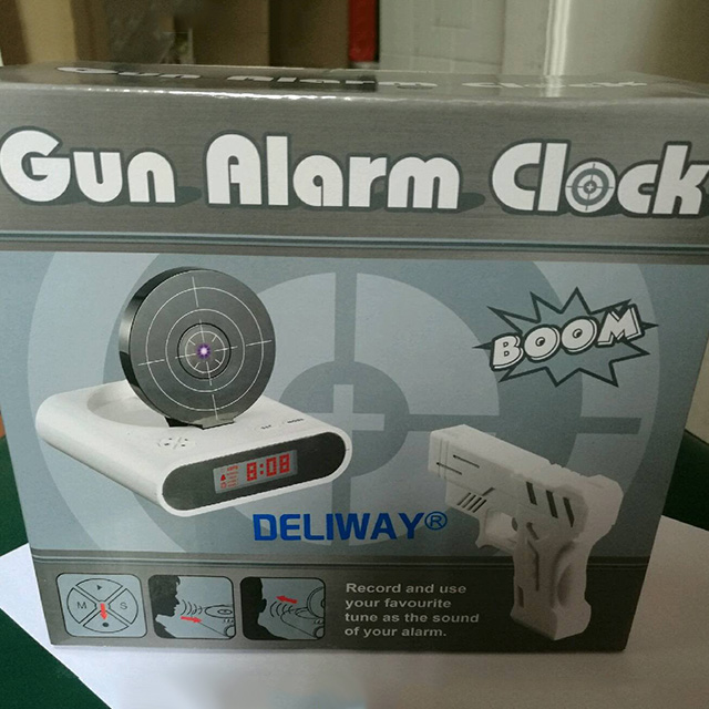 Target Shooting Alarm Clock