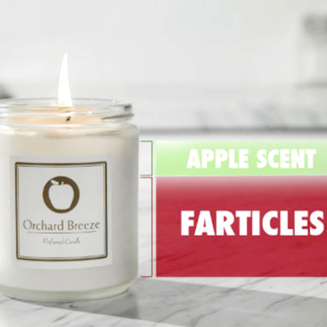 Apple -> Fart Scented Prank Candle