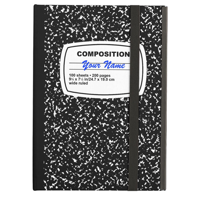 Composition Notebook iPad Case