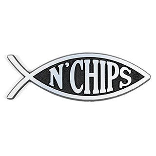Fish n Chips Car Emblem