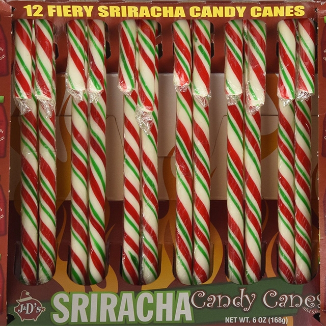 Sriracha Candy Canes