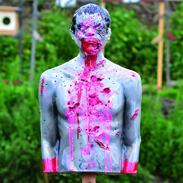 Bleeding Zombie Shooting Target