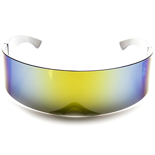 Futuristic Wraparound Sunglasses
