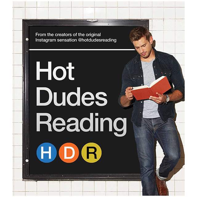 Hot Dudes Reading Photo Book