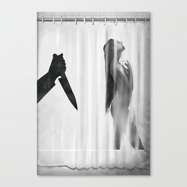 Psycho Shower Canvas Print