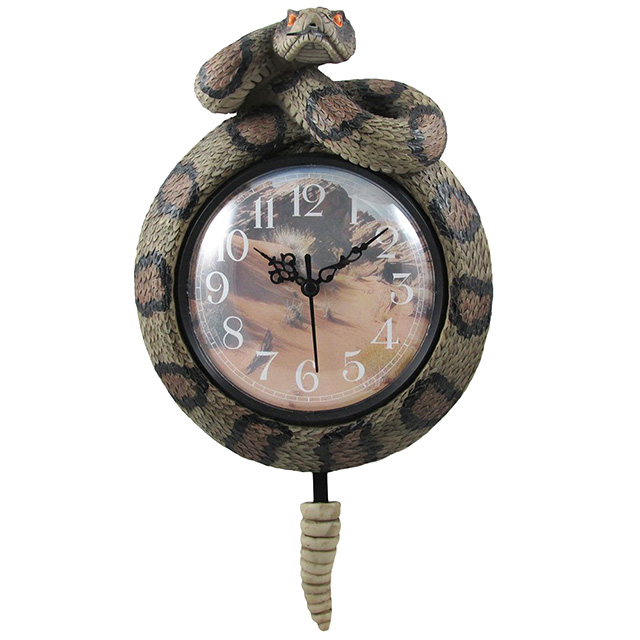 Rattlesnake Pendulum Clock