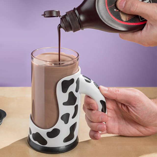 Self-Mixing Cow Cup