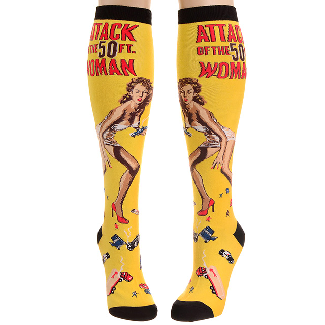 Attack of the 50 Ft. Woman Socks