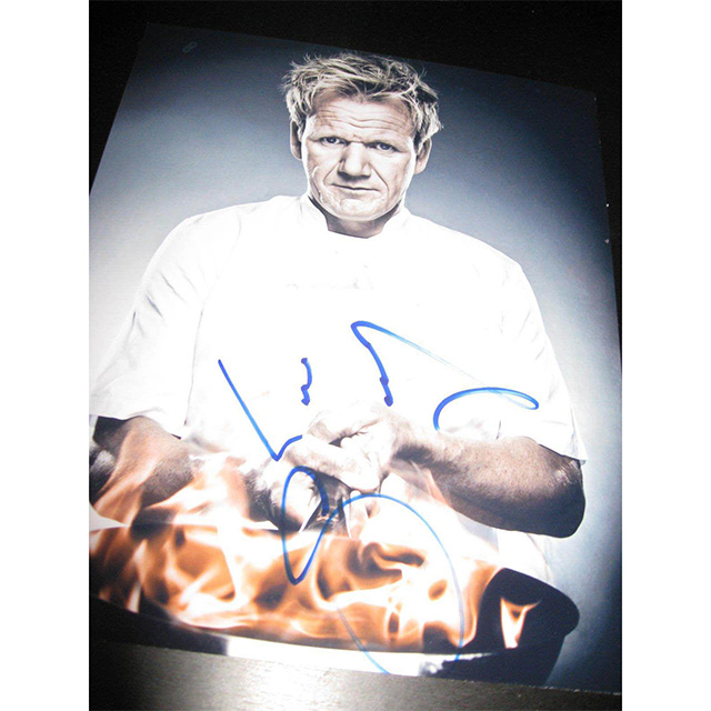 Gordon Ramsay Autographed Picture