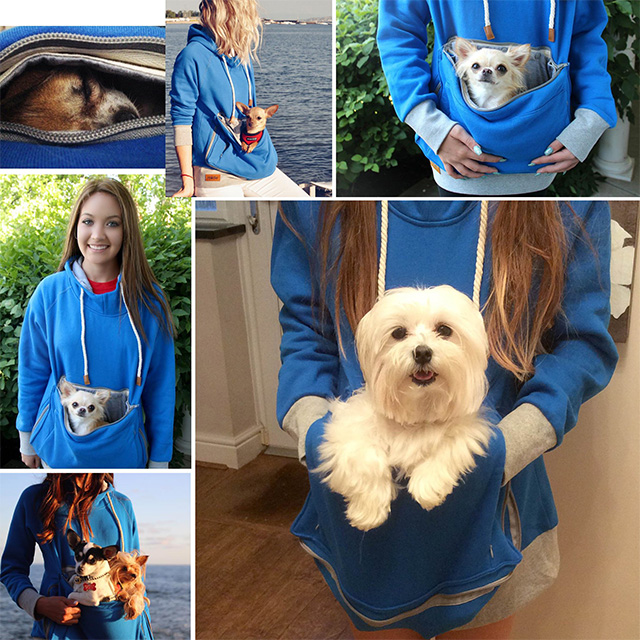 Pet Pouch Hoodies