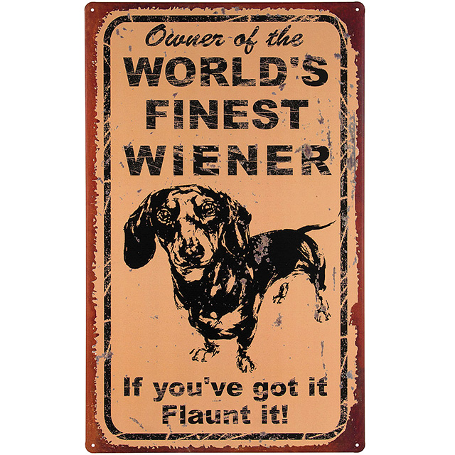Wiener Dog Sign
