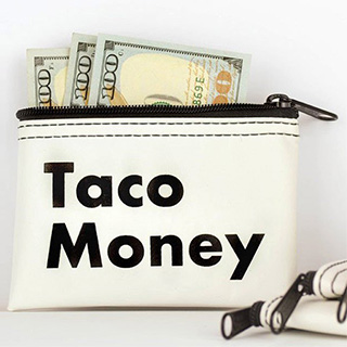 Taco Money Bag