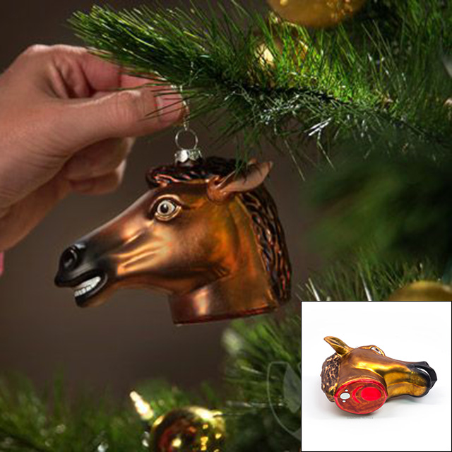 Decapitated Horse Ornament