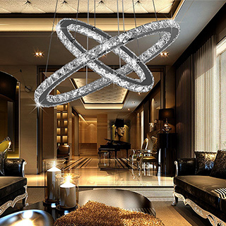 Double Ring Chandelier