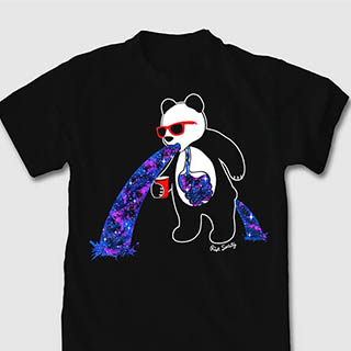 Hard Partying Panda Shirt