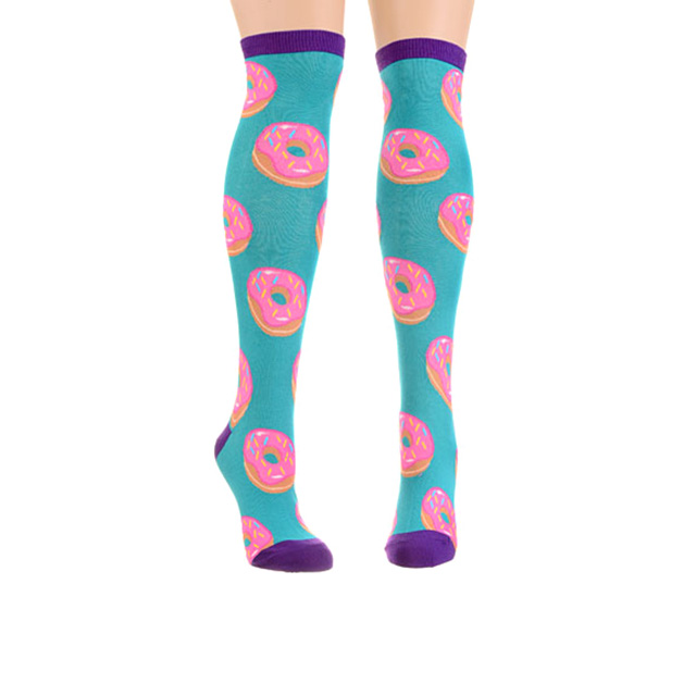Doughnut Knee Socks