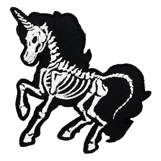 Skeleton Unicorn Patch