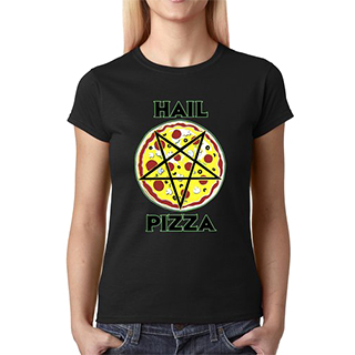 Hail Pizza Pentagram Shirt