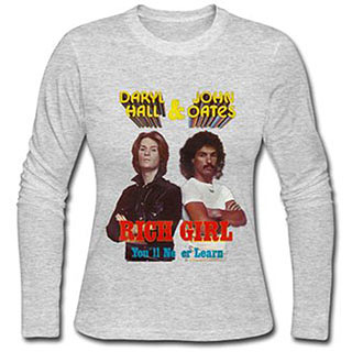 Hall and Oates “Rich Girl” long-sleeve t-shirt