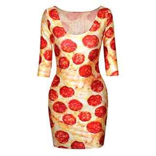 Pepperoni Pizza Dress