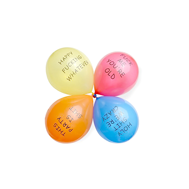 Rude Party Balloons