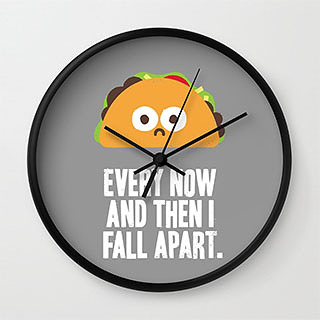 Taco Eclipse of the Heart clock