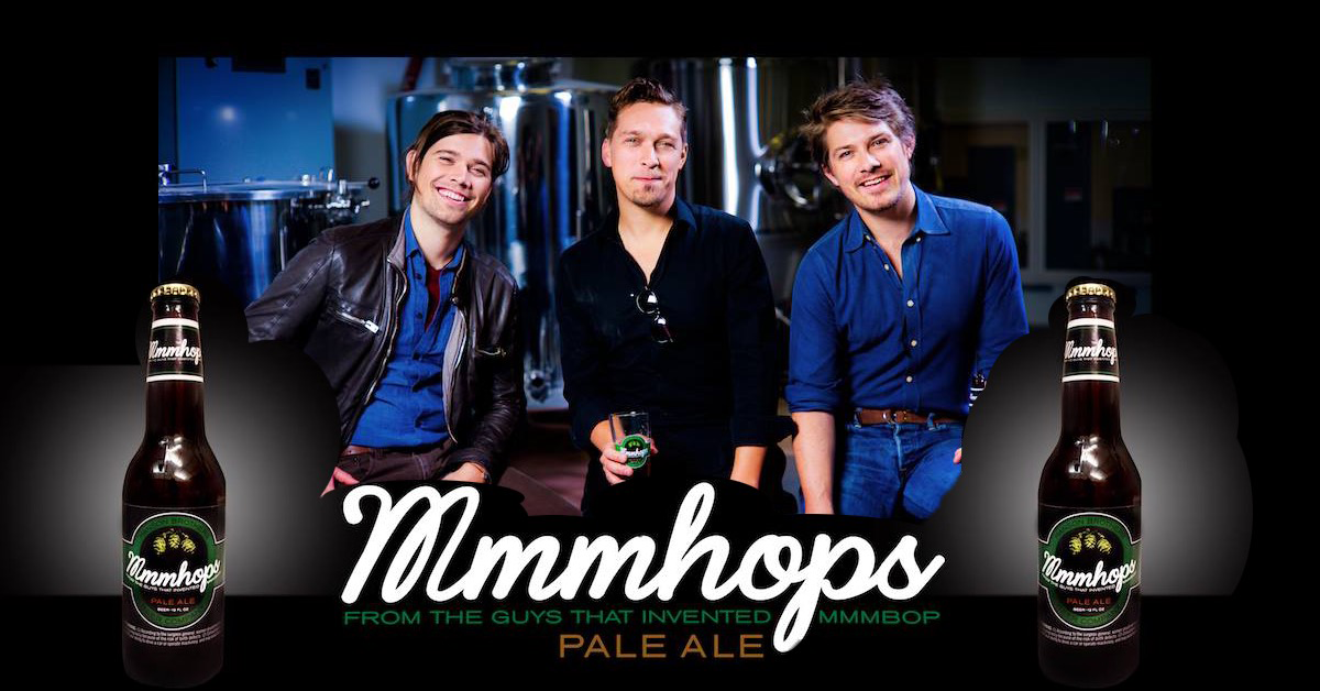 The Hanson Brothers now brew their own beer. It is called Mmmhops