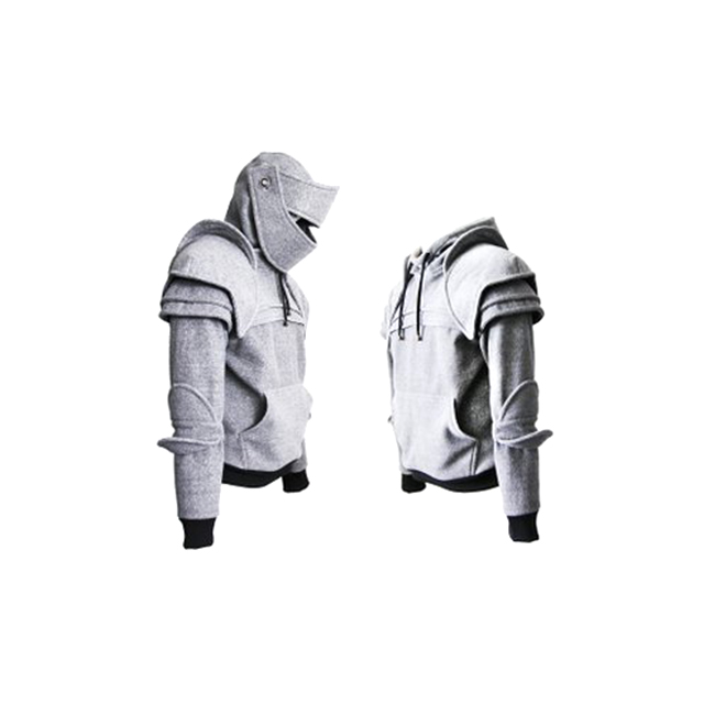“Knight’s Armor” Visored Helmet Hoodie