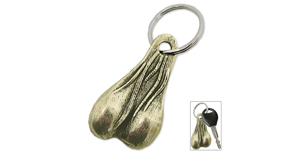 Brass Balls keychain drunkMall