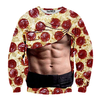 Pizza Abs Sweater